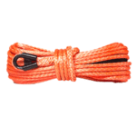 3/8” Orange Winch Rope - 20,000 lb. Breaking Strength | Synthetic Winch Rope