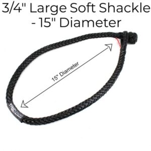 3/4" Large Soft Shackle Diameter
