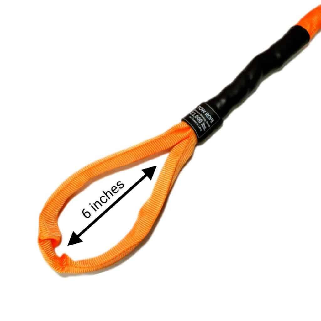 Standard Tow Rope 23,000 lb. Breaking Strength TRE