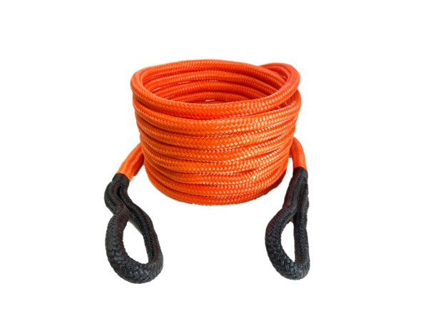 BILLET4X4 U.S UTV/ATV Recovery Made 5/8 inch X 20 ft Safety Orange PolyGuard Kinetic Energy Recovery Rope Snatch Rope with Heavy-Duty Carry Bag 