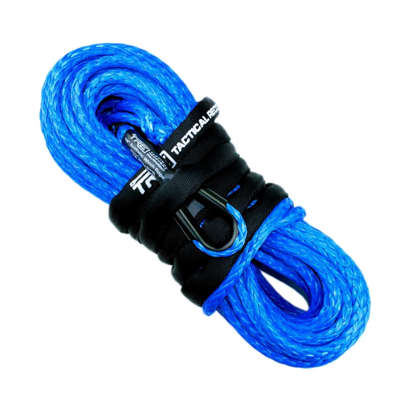 3/8 Synthetic Winch Rope - 20,000 lb. Breaking Strength